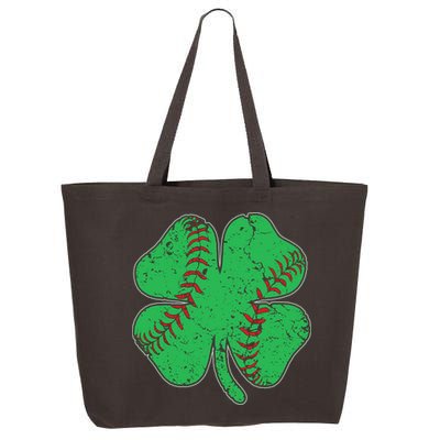 St Patrick's Day Baseball Catcher Pitcher Shamrock 25L Jumbo Tote