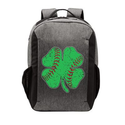 St Patrick's Day Baseball Catcher Pitcher Shamrock Vector Backpack