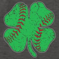 St Patrick's Day Baseball Catcher Pitcher Shamrock Vector Backpack