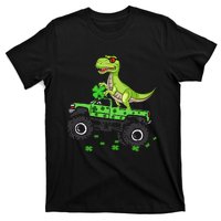 St Patricks day dinosaur Monster turck trex T-Shirt