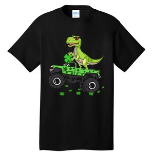 St Patricks day dinosaur Monster turck trex Tall T-Shirt