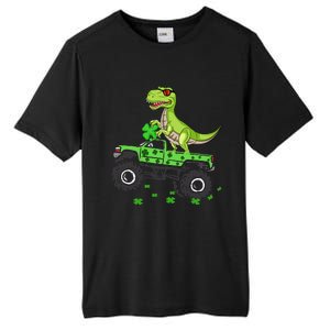 St Patricks day dinosaur Monster turck trex Tall Fusion ChromaSoft Performance T-Shirt