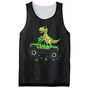 St Patricks day dinosaur Monster turck trex Mesh Reversible Basketball Jersey Tank