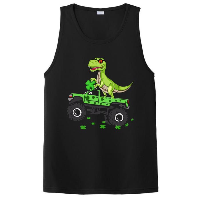 St Patricks day dinosaur Monster turck trex PosiCharge Competitor Tank