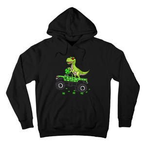 St Patricks day dinosaur Monster turck trex Tall Hoodie