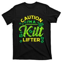 St Patrick's Day Caution I'm A Kilt Lifter T-Shirt