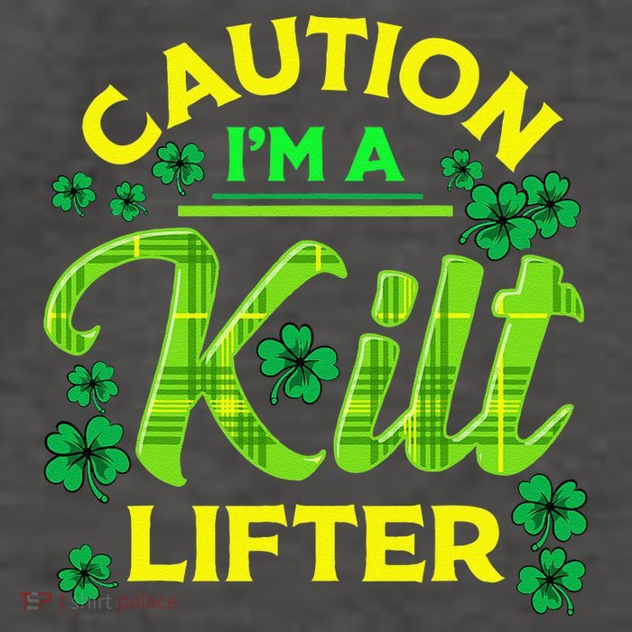 St Patrick's Day Caution I'm A Kilt Lifter Vector Backpack