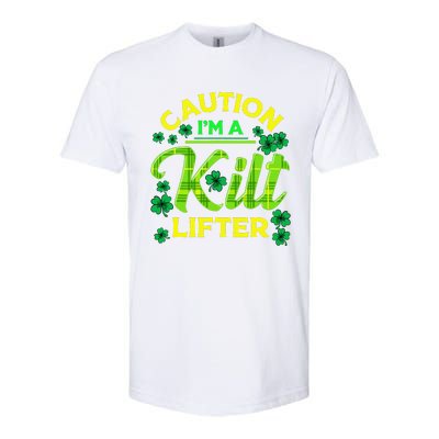 St Patrick's Day Caution I'm A Kilt Lifter Softstyle® CVC T-Shirt