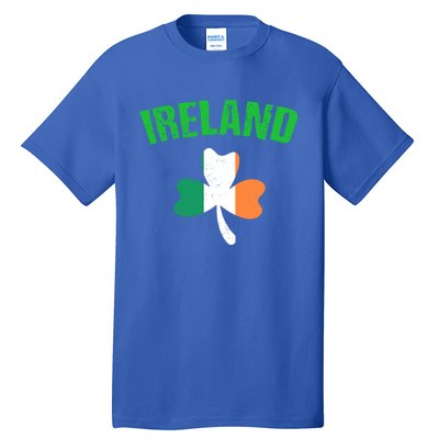 St Patrick's Day Ireland Flag Shamrock Symbol Funny Gift Tall T-Shirt