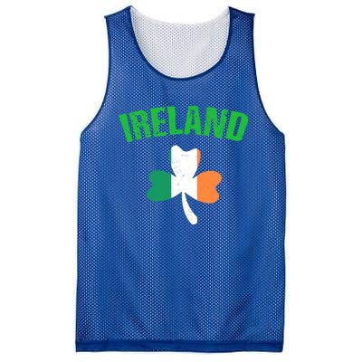 St Patrick's Day Ireland Flag Shamrock Symbol Funny Gift Mesh Reversible Basketball Jersey Tank