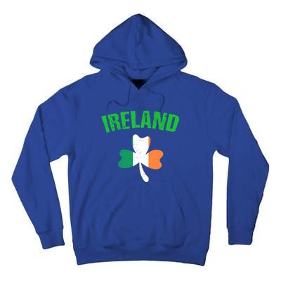 St Patrick's Day Ireland Flag Shamrock Symbol Funny Gift Tall Hoodie