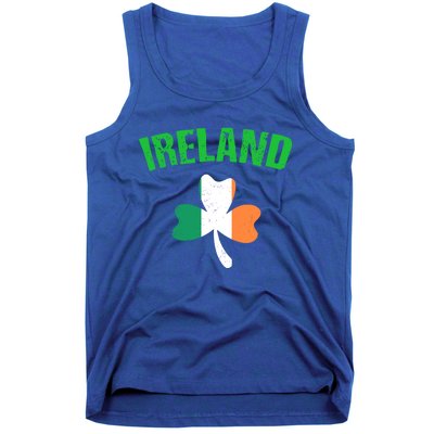 St Patrick's Day Ireland Flag Shamrock Symbol Funny Gift Tank Top