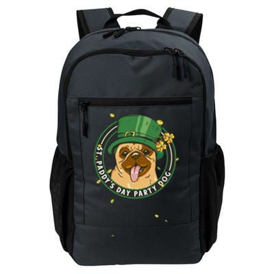 St Paddy's Day Party Dog For Gnomes Shamrock And Pug Lover Gift Daily Commute Backpack