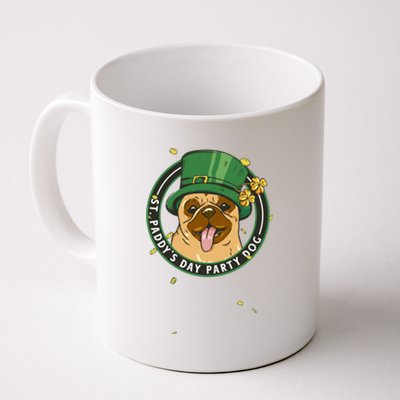 St Paddy's Day Party Dog For Gnomes Shamrock And Pug Lover Gift Coffee Mug