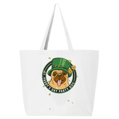 St Paddy's Day Party Dog For Gnomes Shamrock And Pug Lover Gift 25L Jumbo Tote