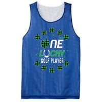 St Patricks Day Prek Kinder One Lucky Golf Player Cool Gift Mesh Reversible Basketball Jersey Tank