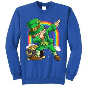 St Patricks Day Dabbing Leprechaun Funny Dab Dance Cool Gift Tall Sweatshirt