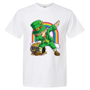 St Patricks Day Dabbing Leprechaun Funny Dab Dance Cool Gift Garment-Dyed Heavyweight T-Shirt