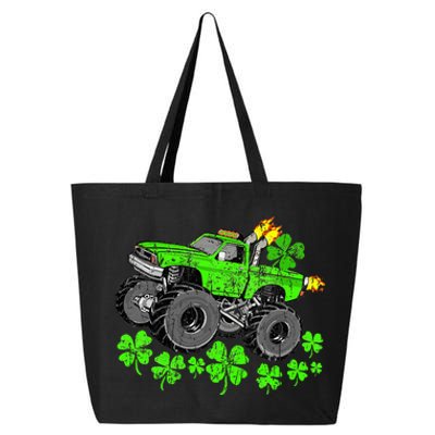 St Patricks Day Lucky Monster Truck 25L Jumbo Tote