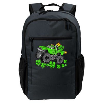 St Patricks Day Lucky Monster Truck Daily Commute Backpack