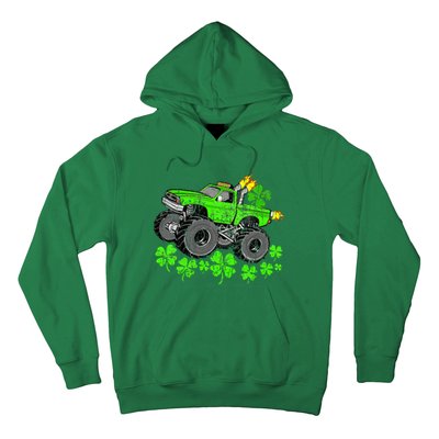 St Patricks Day Lucky Monster Truck Hoodie