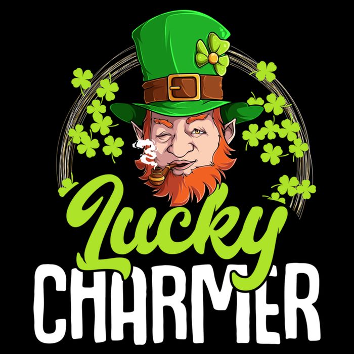 St Patricks Day Lucky Charmer Gift Cooling Performance Long Sleeve Crew