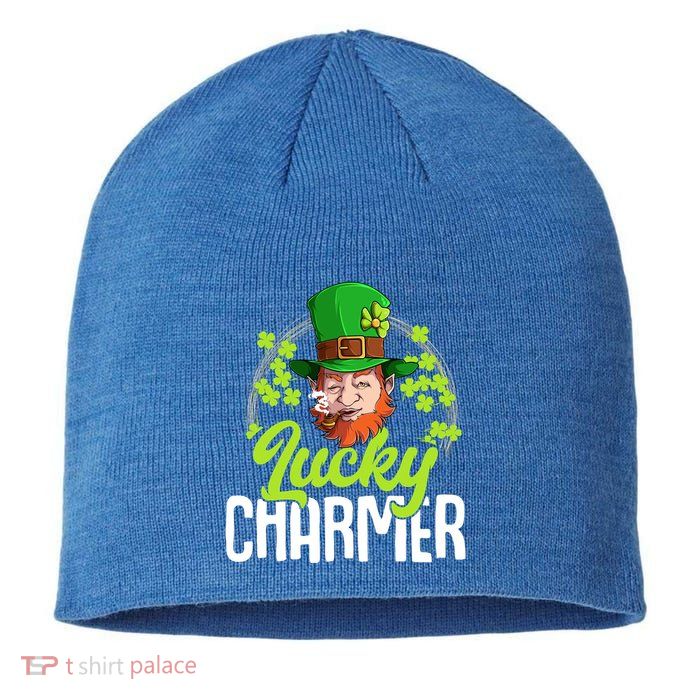 St Patricks Day Lucky Charmer Gift Sustainable Beanie
