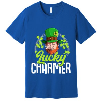 St Patricks Day Lucky Charmer Gift Premium T-Shirt