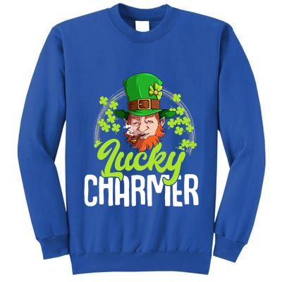 St Patricks Day Lucky Charmer Gift Tall Sweatshirt