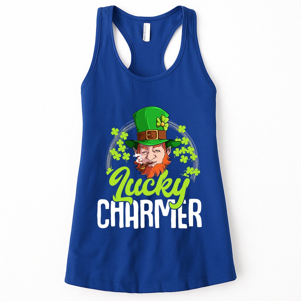 St Patricks Day Lucky Charmer Gift Womens Tank Top