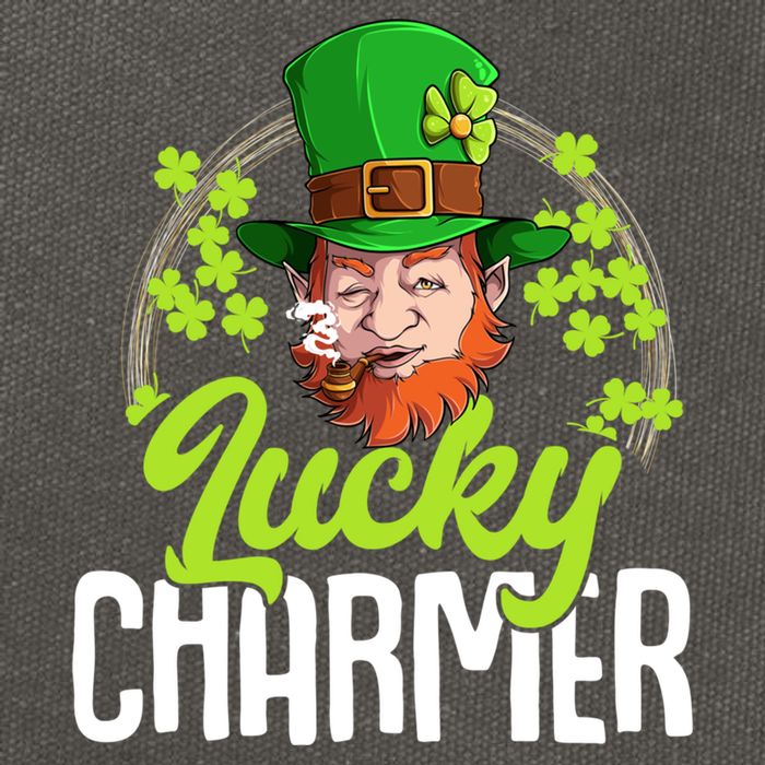 St Patricks Day Lucky Charmer Gift Cotton Canvas Backpack