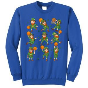 St Patricks Day Leprechaun Basketball Player Gift Sweatshirt