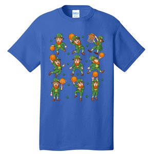 St Patricks Day Leprechaun Basketball Player Gift Tall T-Shirt