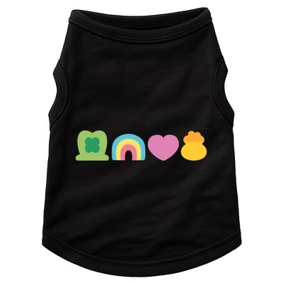 St Patricks Day Lucky Charm Pot Gold Irish Shamrock Rainbow Doggie Tank