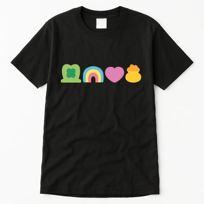 St Patricks Day Lucky Charm Pot Gold Irish Shamrock Rainbow Tall T-Shirt