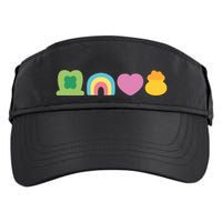 St Patricks Day Lucky Charm Pot Gold Irish Shamrock Rainbow Adult Drive Performance Visor