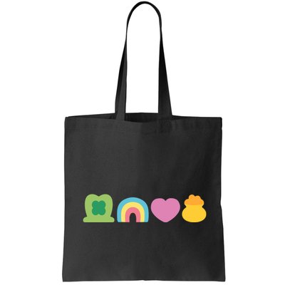 St Patricks Day Lucky Charm Pot Gold Irish Shamrock Rainbow Bag