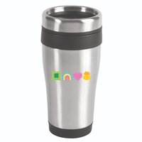 St Patricks Day Lucky Charm Pot Gold Irish Shamrock Rainbow 16oz Travel Tumbler