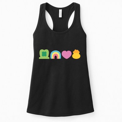 St Patricks Day Lucky Charm Pot Gold Irish Shamrock Rainbow Womens Tank Top