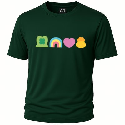 St Patricks Day Lucky Charm Pot Gold Irish Shamrock Rainbow Performance Shirt