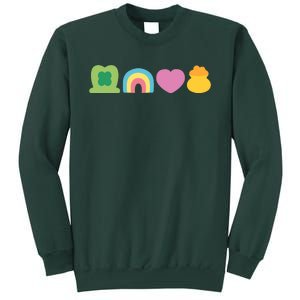 St Patricks Day Lucky Charm Pot Gold Irish Shamrock Rainbow Sweatshirt