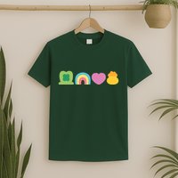 St Patricks Day Lucky Charm Pot Gold Irish Shamrock Rainbow T-Shirt