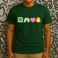 St Patricks Day Lucky Charm Pot Gold Irish Shamrock Rainbow T-Shirt