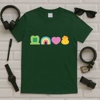 St Patricks Day Lucky Charm Pot Gold Irish Shamrock Rainbow T-Shirt