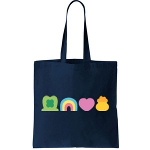 St Patricks Day Lucky Charm Pot Gold Irish Shamrock Rainbow Tote Bag