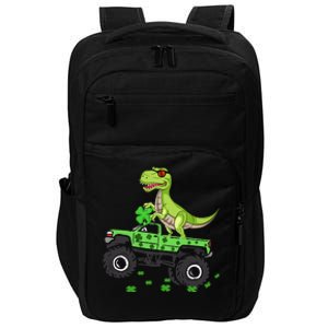 St Patricks Day Boy Dinosaur Monster Turck Trex Impact Tech Backpack