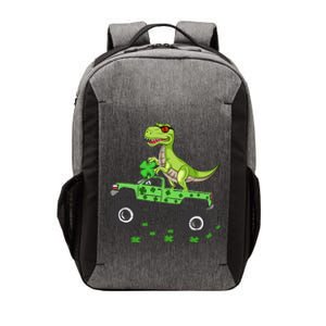 St Patricks Day Boy Dinosaur Monster Turck Trex Vector Backpack