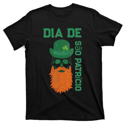 SAINT PATRICK'S DAY SKULL DESIGN T-Shirt