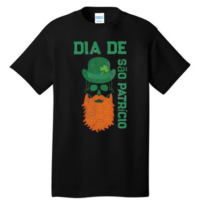 SAINT PATRICK'S DAY SKULL DESIGN Tall T-Shirt