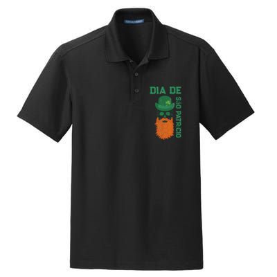 SAINT PATRICK'S DAY SKULL DESIGN Dry Zone Grid Polo